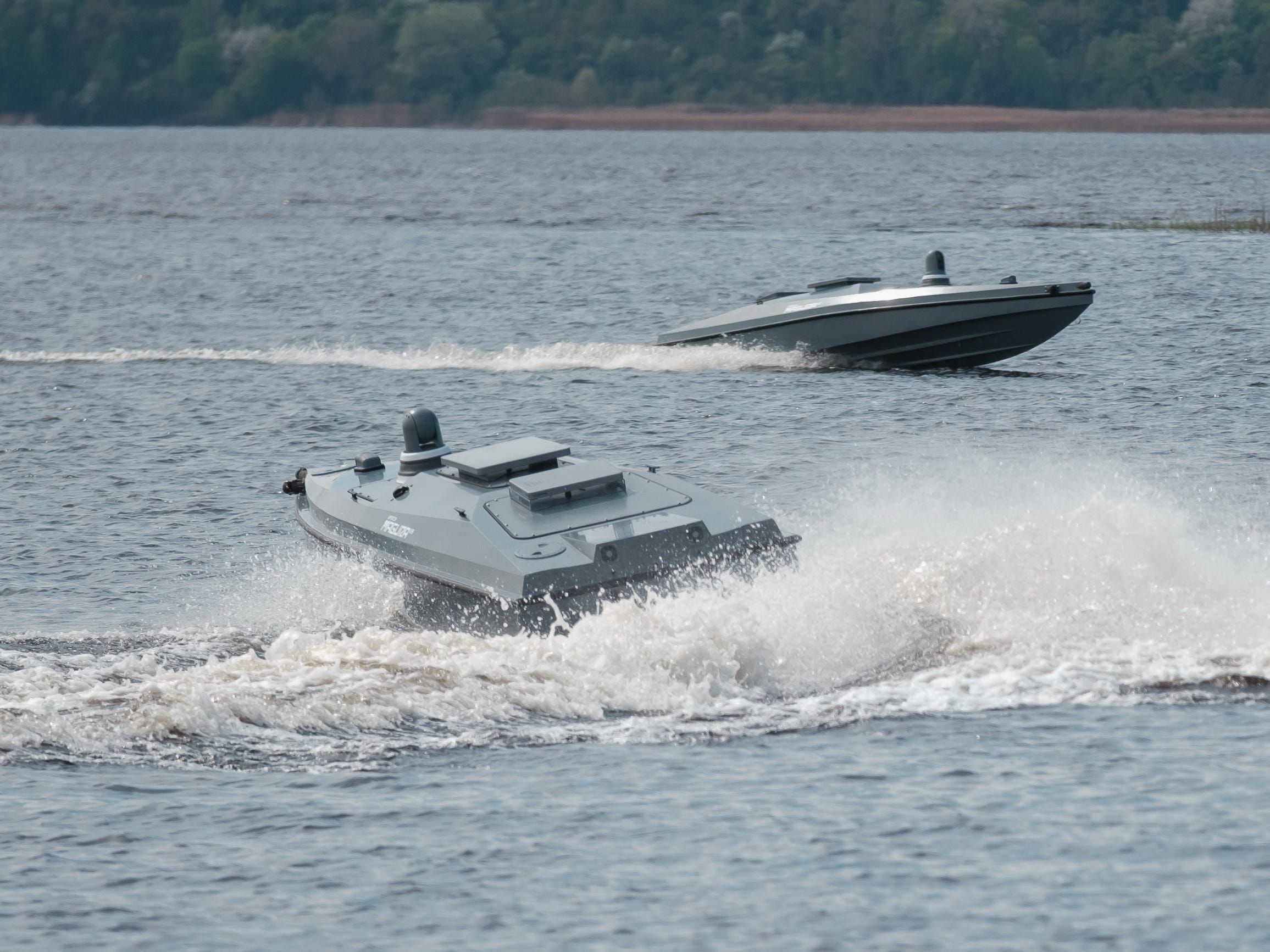 Forças vermelhas da Ucrânia vencem exercícios navais com drones contra a OTAN.. Reprodução: Businessinsider