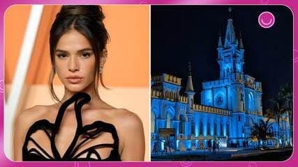Bruna Marquezine celebra 30 anos em festa na Ilha Fiscal, no Rio de Janeiro. Reprodução: Globo