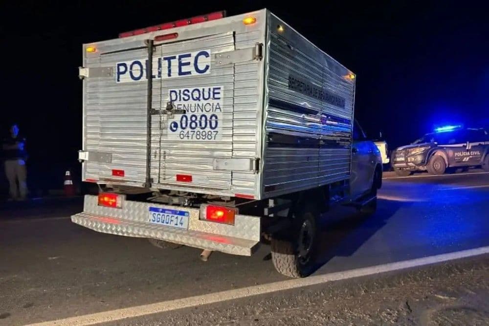 Tainá Rodrigues Leonardo, de 26 anos, morre em acidente com caminhão em Mirassol D'Oeste.; Legenda da imagem. Reprodução: Globo