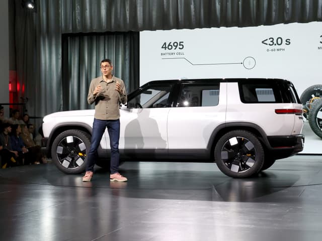 Rivian aponta falta de opções de veículos elétricos nos EUA. Reprodução: Businessinsider