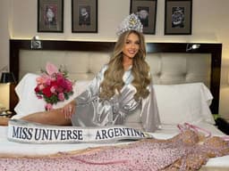 Aldana Masset é coroada Miss Universo Argentina 2025 em Buenos Aires. Reprodução: Terra