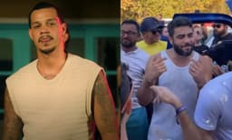 Vitinho Imperador e Henrique dançam ao som de Eu me apaixonei. Reprodução: g1