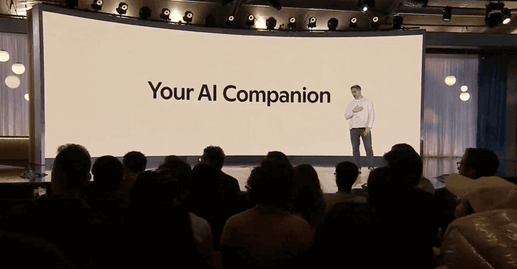 Funcionários da Microsoft protestam durante o evento de 50 anos da empresa. Reprodução: TechCrunch