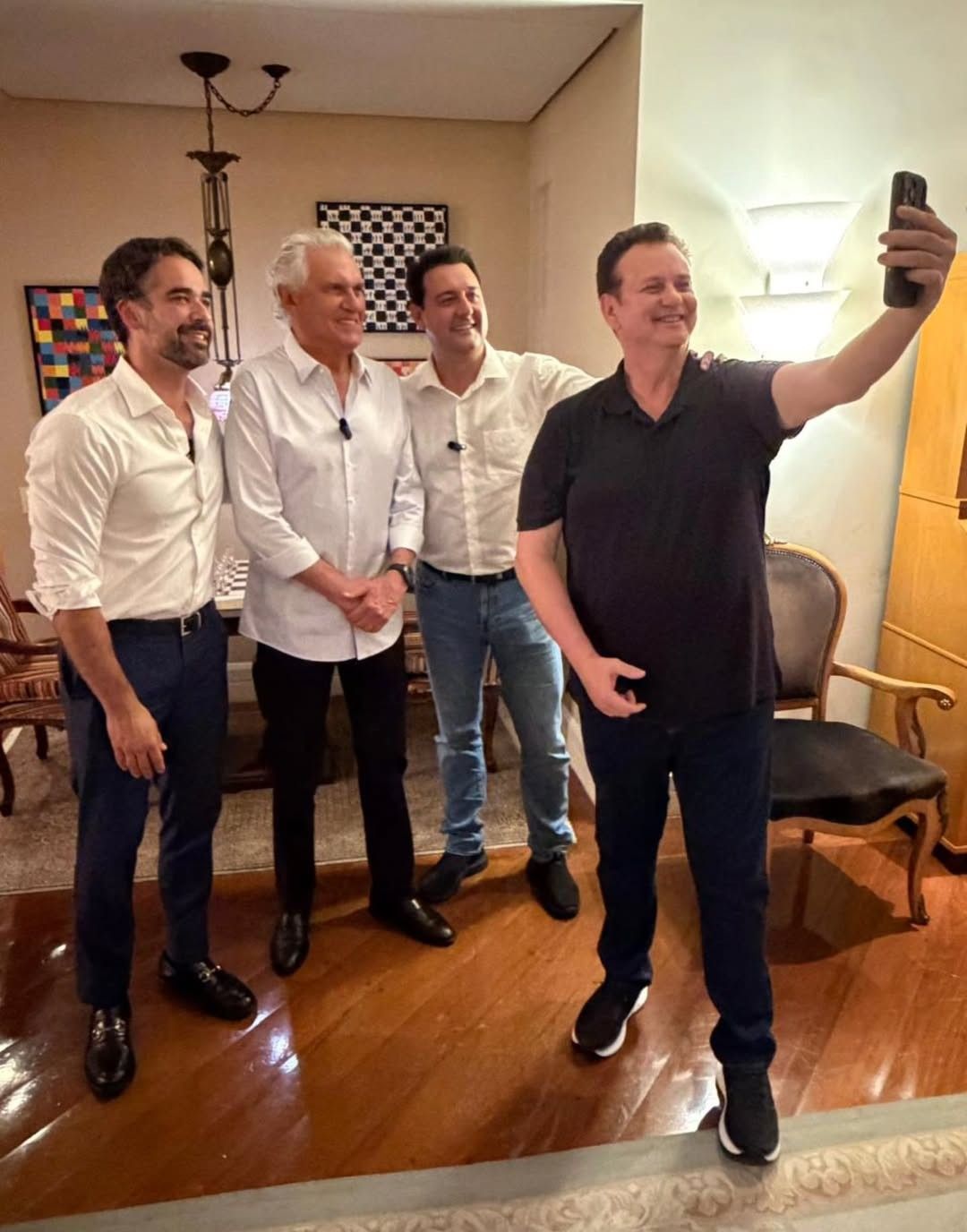 Kassab e Caiado discutem liberar estados para não apoiar a chapa do PSD ao Planalto. Reprodução: Oglobo