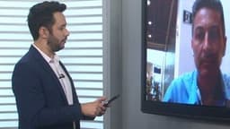 Prefeitura de Mogi das Cruzes determina que EDP resolva problemas de fiação solta nos postes da cidade.; Reprodução: Globo