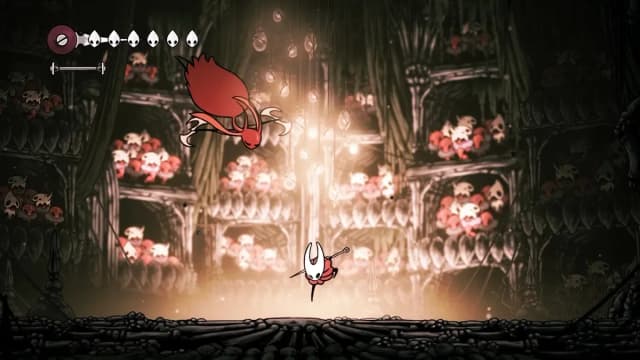 Hollow Knight: Silksong, a tão aguardada sequência, será lançada no próximo mês. Reprodução: GosuGamers