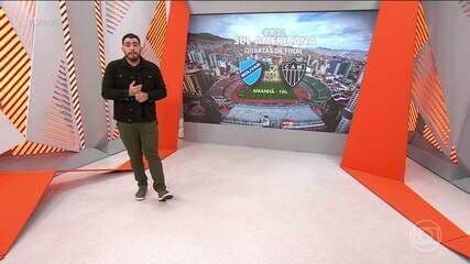 Atlético-MG encara o Bolívar nas quartas da Sul-Americana. Legenda da imagem. Reprodução: Retorno do item 11