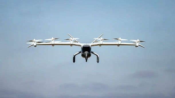 Táxis aéreos 'Midnight' da Archer Aviation serão oferecidos durante as Olimpíadas de Los Angeles 2028. Reprodução: Globo