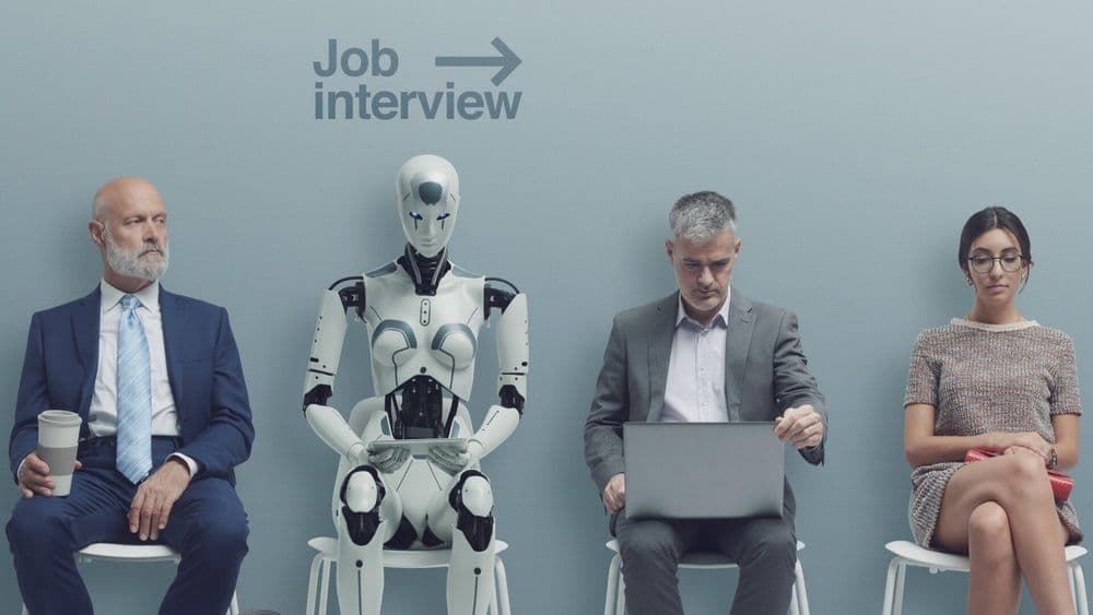 Imagem destaca a crescente preocupação com a automação e o futuro dos empregos. Reprodução: Gizmodo