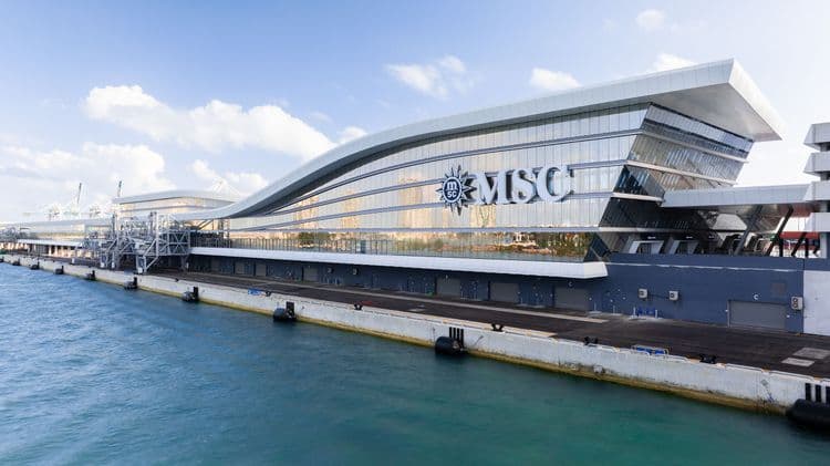 Inauguração do maior terminal de cruzeiros do mundo, em PortMiami, com tecnologia biométrica inovadora. Reprodução: Folha de Pernambuco