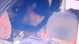 Violência em posto de combustíveis no bairro Prado, Belo Horizonte. Legenda da imagem. Reprodução: iG.