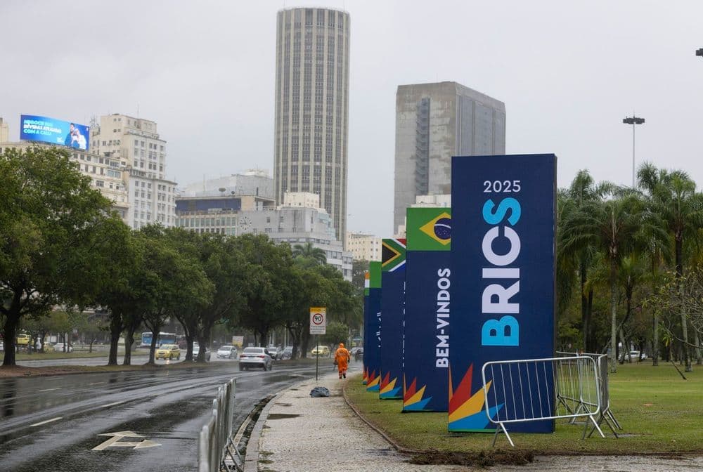 Preparativos intensos na cidade para a Cúpula do Brics, impactando trânsito e transporte público. Reprodução: Globo