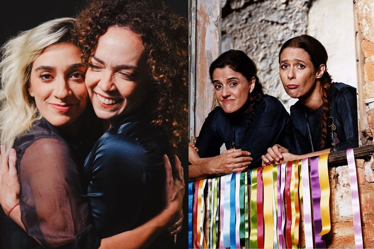 Laila Garin e Juliana Linhares estrelam musical de comédia com Marieta Severo e Andréa Beltrão.. Reprodução: Oglobo