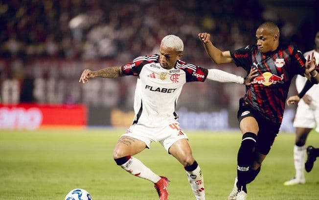 Flamengo reage após gol relâmpago e vence o RB Bragantino em Bragança Paulista. Reprodução: Adriano Fontes / Flamengo