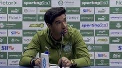 Abel Ferreira comenta sobre vaias ao Fluminense após vitória do Palmeiras no Maracanã. Reprodução: Globo