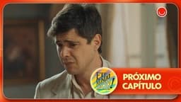 Candinho chora ao receber a trágica notícia sobre seu filho na novela Êta Mundo Bom.; Reprodução: Globo