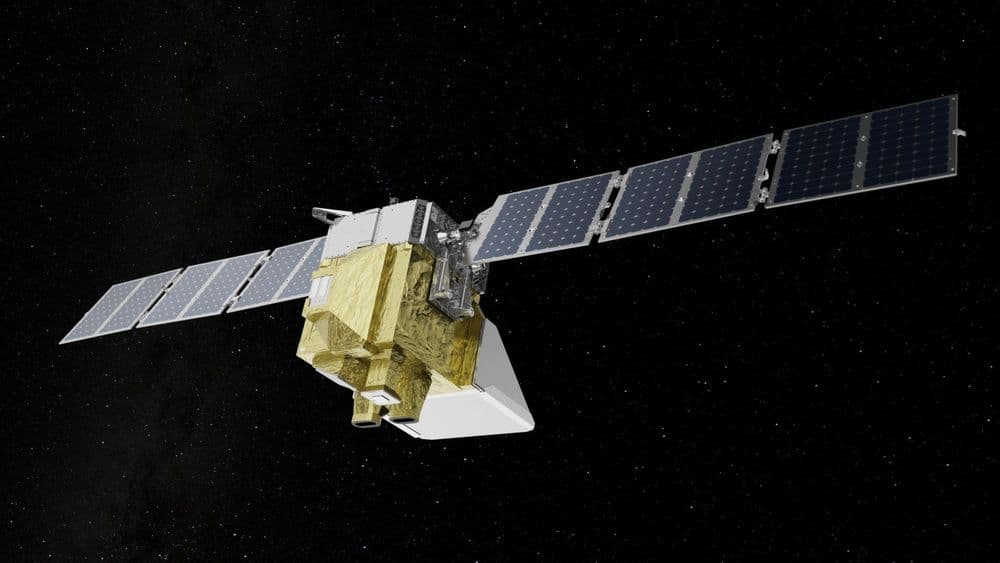 Satélite MethaneSAT, avaliado em US$ 88 milhões, ficou sem comunicação durante missão de cinco anos. Reprodução: Gizmodo