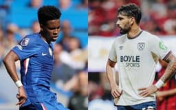 Estêvão e Paquetá se preparam para seu primeiro confronto histórico. Reprodução: iG Esporte