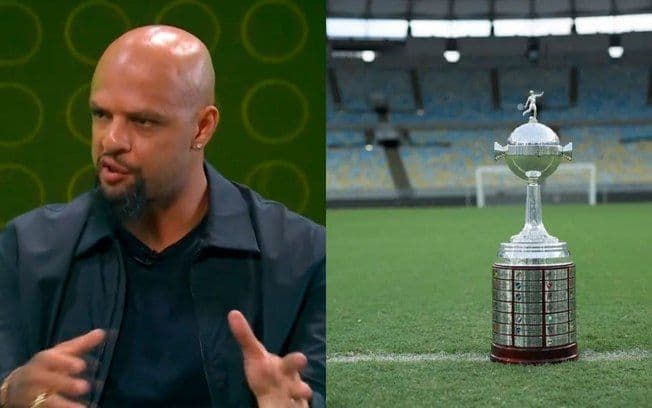 Felipe Melo destaca Flamengo como favorito ao título da Libertadores. Legenda da imagem. Reprodução: iG Esporte