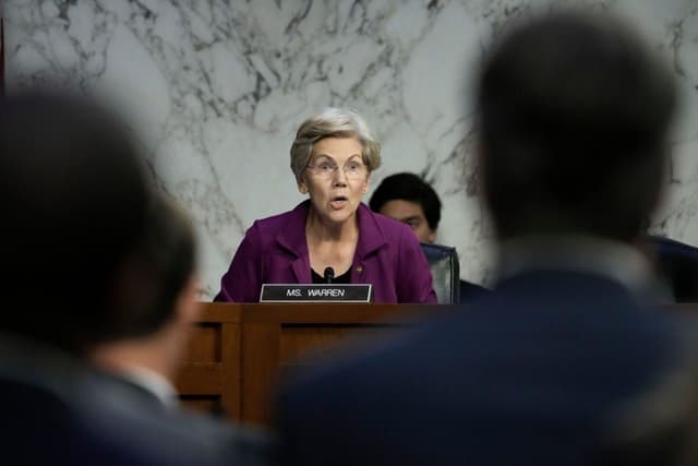 Senadora Elizabeth Warren alerta para os impactos financeiros dos empréstimos estudantis em defaults. Reprodução: Business Insider