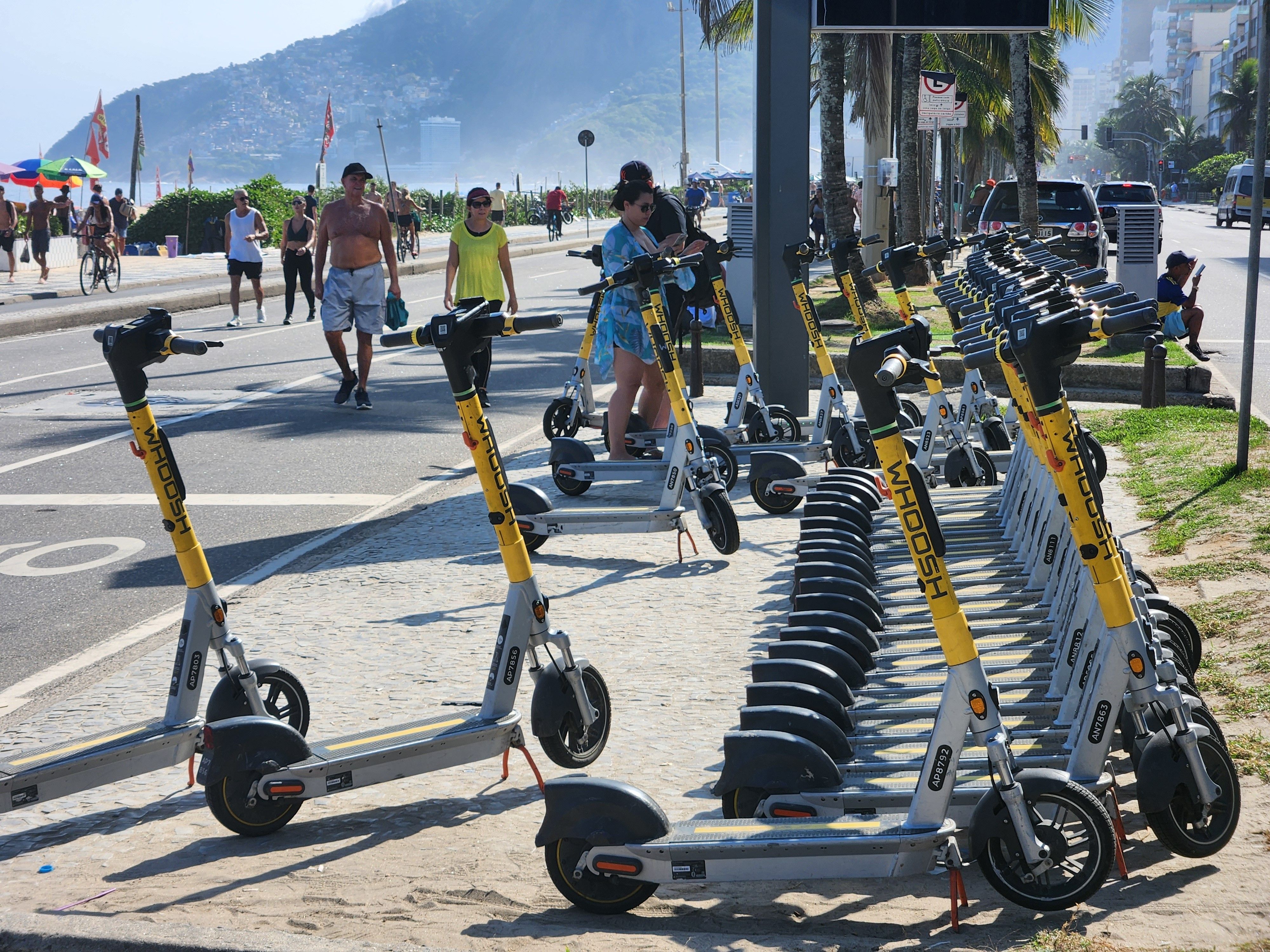 Rio regula aluguel de patinetes elétricos e amplia o serviço, com novas regras de circulação e fiscalização.. Reprodução: G1