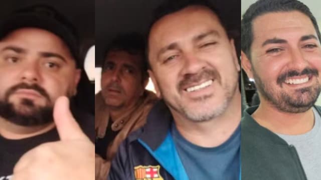 [Polícia investiga cena após assassinato durante cobrança de dívida]. Reprodução: G1