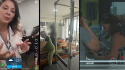 Ginecologistas do Hospital Heliópolis são flagradas fora do trabalho.. Reprodução: G1