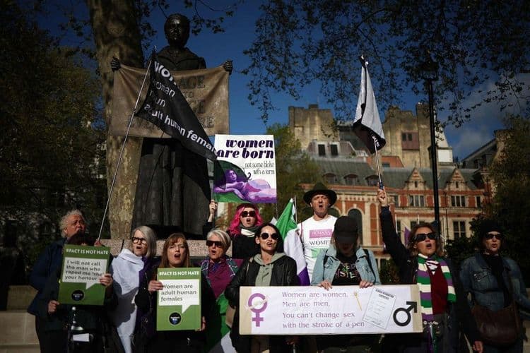 Manifestantes defendem direitos trans durante discussão sobre a Lei da Igualdade. Reprodução: Globo