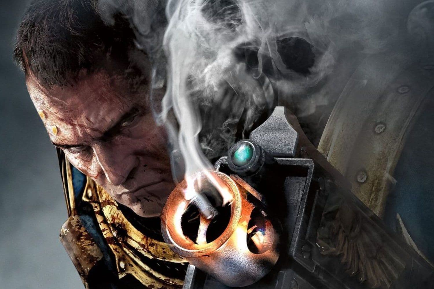 O clássico jogo Space Marine será relançado em hardware moderno em junho. Legenda da imagem. Reprodução: Gizmodo.