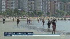 São Vicente pode se tornar a capital simbólica do Brasil no dia 22 de janeiro. Reprodução: g1