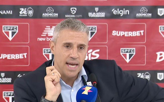 [Crespo diz que vencer é exceção no São Paulo]. Reprodução: Esporte