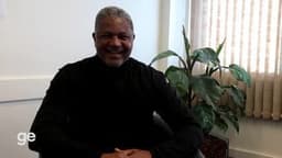 Aloísio, ex-zagueiro, sonha em treinar o Brasil de Pelotas e retomar o futebol arte.; Reprodução: Globo