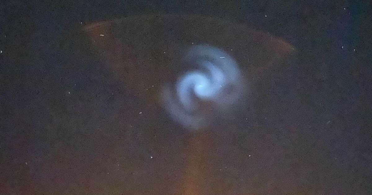 Estranha Espiral no Céu Intriga Europeus e Explica A SpaceX