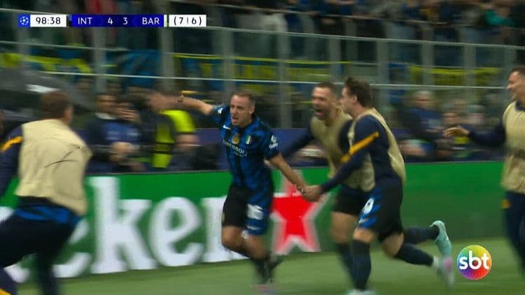 Atacante do Barcelona se despede da Liga dos Campeões após marcar 13 gols; Legenda da imagem. Reprodução: Globo