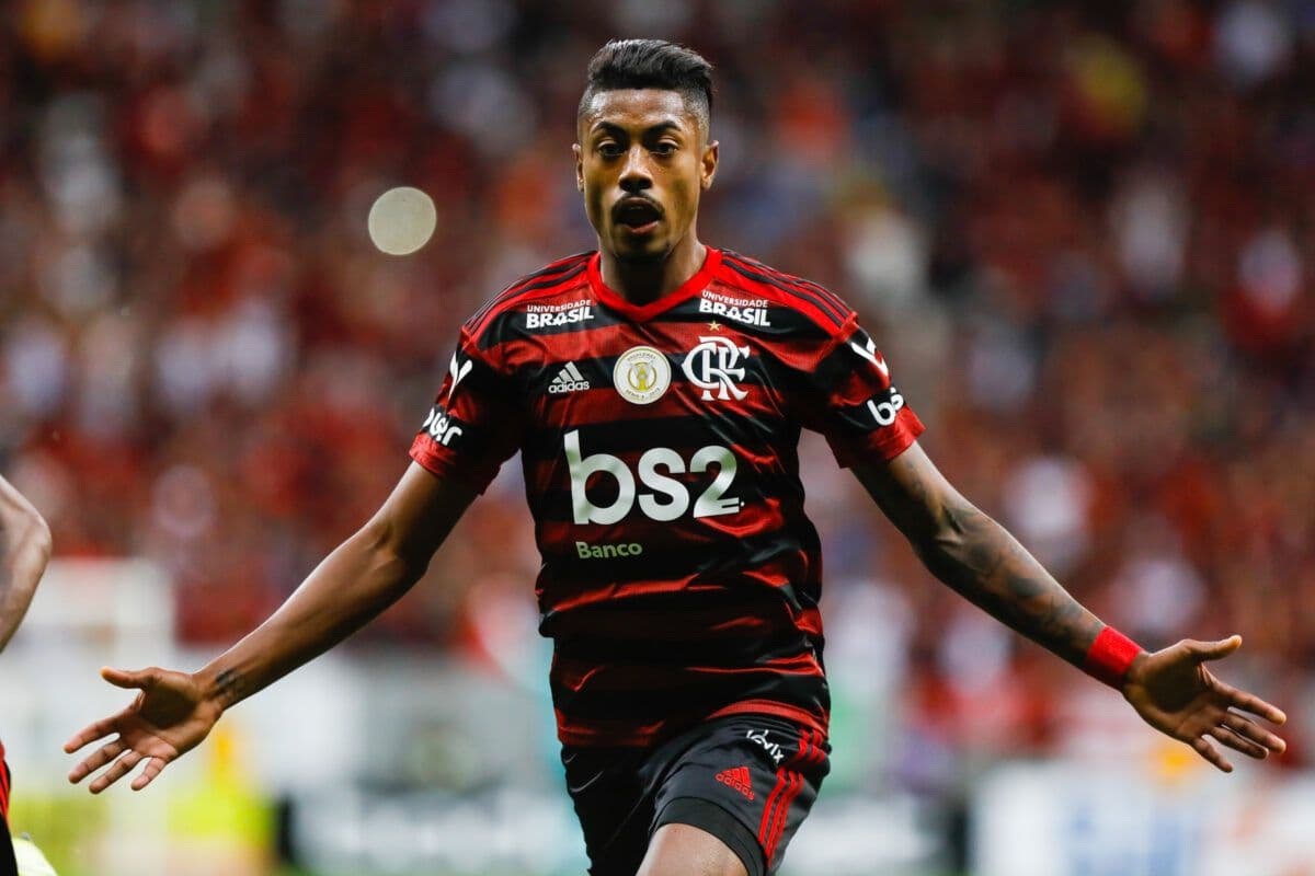 Bruno Henrique, atacante do Flamengo, indiciado pela PF por fraudes em competição esportiva. Reprodução: Metropolises