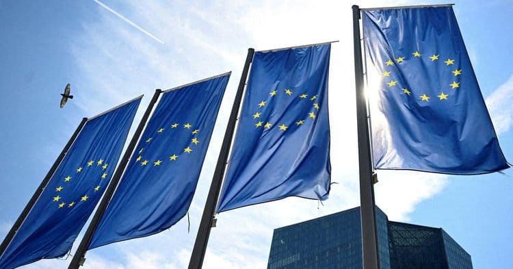 Christine Lagarde durante discurso em evento do Banco Central Europeu. Reprodução: Reuters