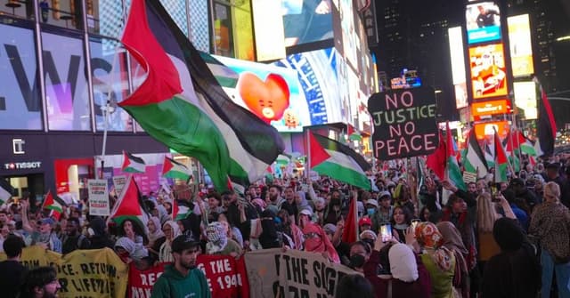 Apoio ao reconhecimento da Palestina pelos EUA é majoritário, com diferenças entre democratas e republicanos. Legenda da imagem. Reprodução: Retorno do item 11