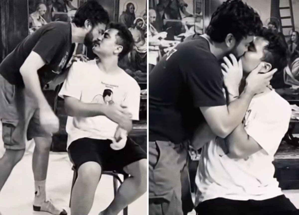 Carmo Dalla Vecchia responde a críticas sobre beijo em vídeo