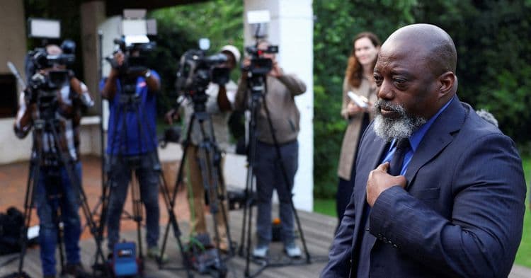 Governo da República Democrática do Congo suspende partido de Kabila e retira seus bens.; Reprodução: Reuters