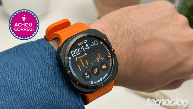 Galaxy Watch Ultra da Samsung em promoção com 48% de desconto; Legenda da imagem. Reprodução: Thássius Veloso