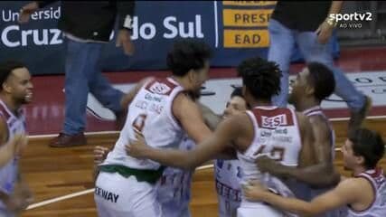 Franca vence Flamengo em jogo emocionante e avança para a final do NBB; Reprodução: Globo