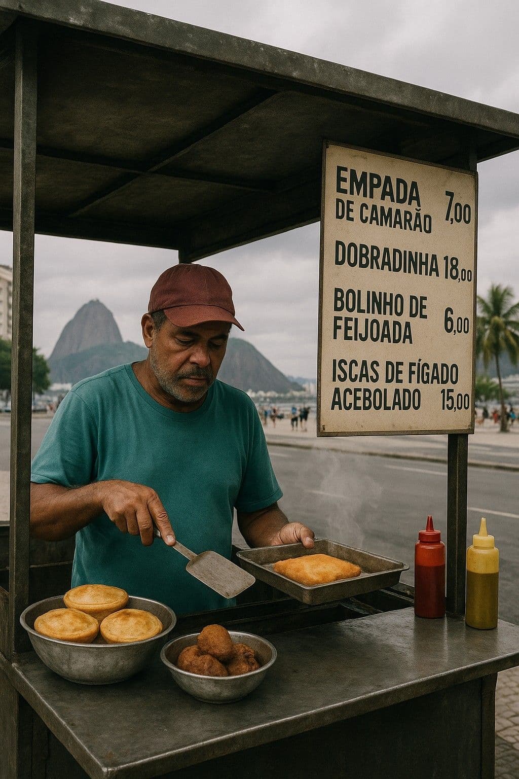 Sardinhas fritas simbolizam a tradição da 'baixa gastronomia' no Rio Gastronomia. Reprodução: Globo