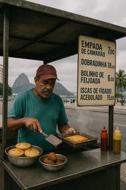 Sardinhas fritas simbolizam a tradição da 'baixa gastronomia' no Rio Gastronomia. Reprodução: Globo