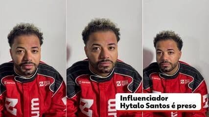 Hytalo Santos e Israel Vicente presos por suspeita de exploração de menores em Carapicuíba. Reprodução: Globo