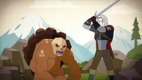 [Geralt de Rívia retorna em Reigns: The Witcher, jogo de estratégia da Devolver]. Reprodução: Gosugamers