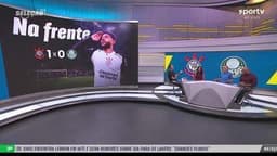 Casal é ameaçado de morte durante jogo entre Corinthians e Palmeiras na Neo Química Arena. Reprodução: Globo
