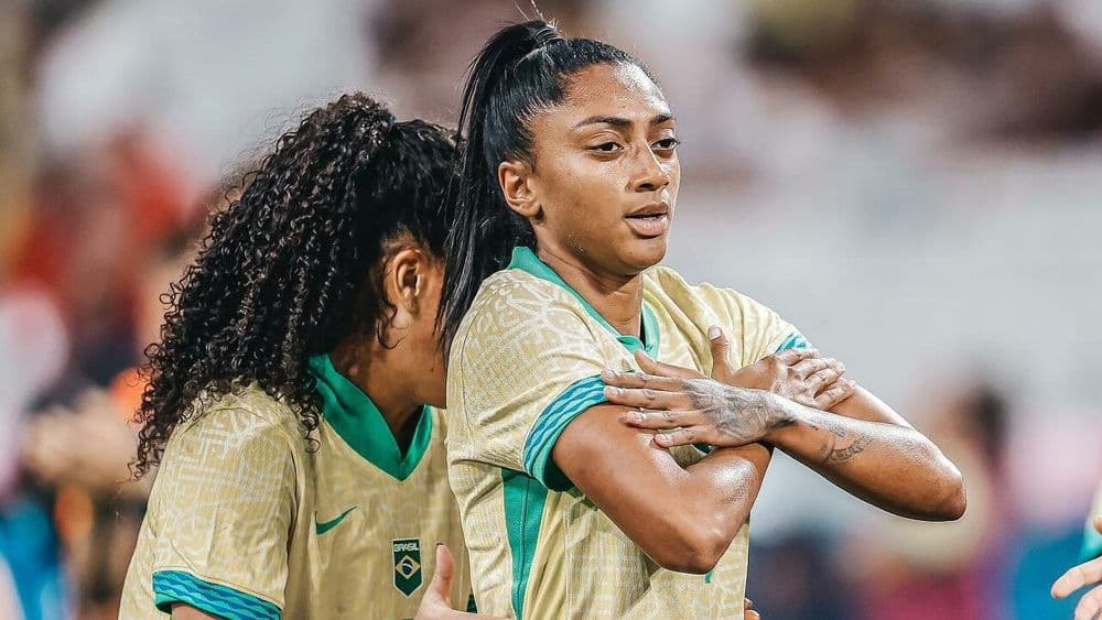 Seleção Brasileira Feminina celebra vitória histórica contra os Estados Unidos. Reprodução: O Antagonista