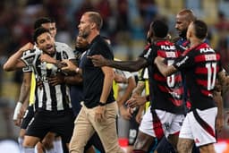 Confusão no clássico: árbitro relata agressões em Flamengo x Botafogo