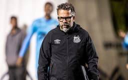Cléber Xavier é demitido do Santos após goleada; Legenda da imagem. Reprodução: iG Esporte