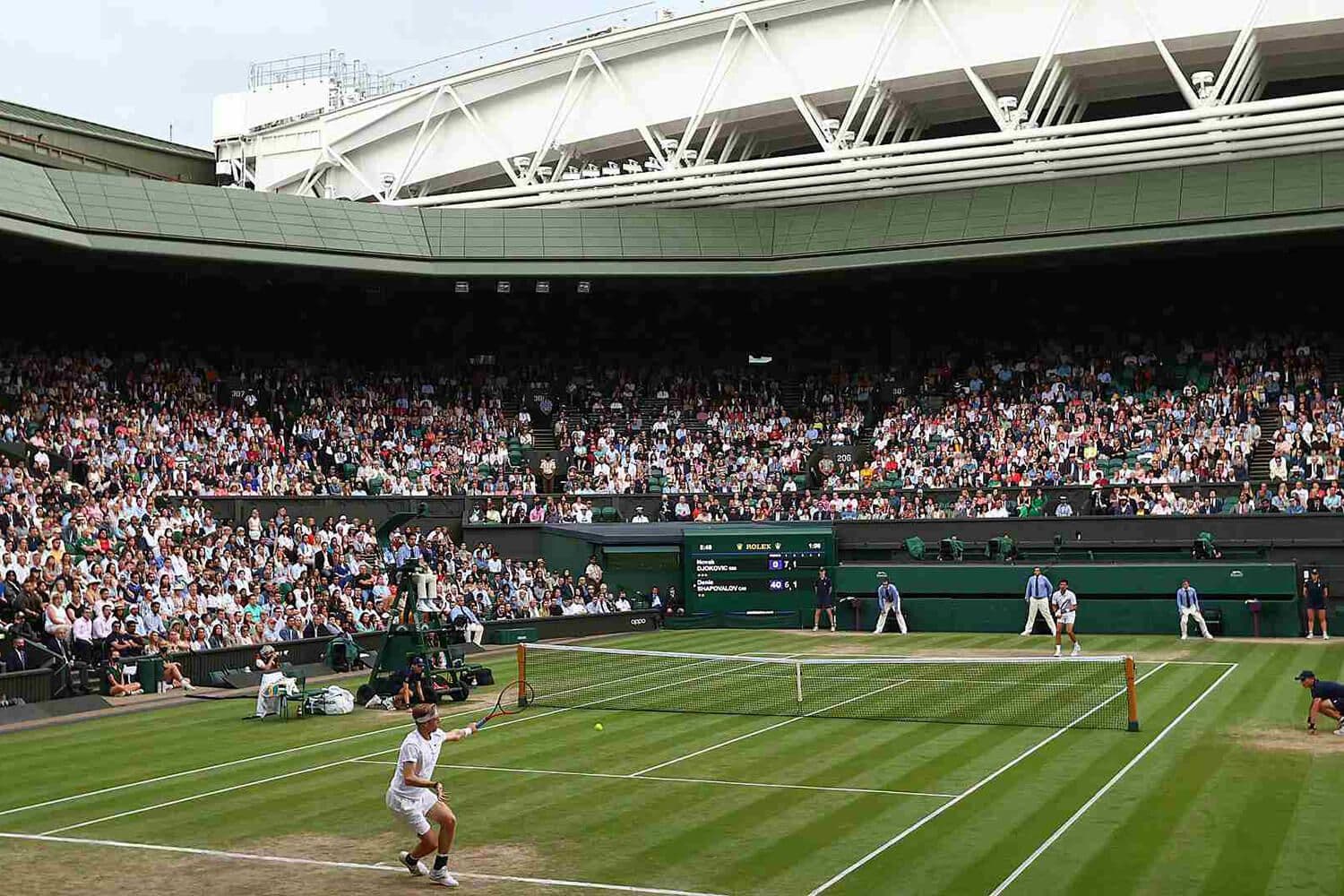 Dicas para assistir Wimbledon ao vivo de forma gratuita na internet. Reprodução: Gizmodo